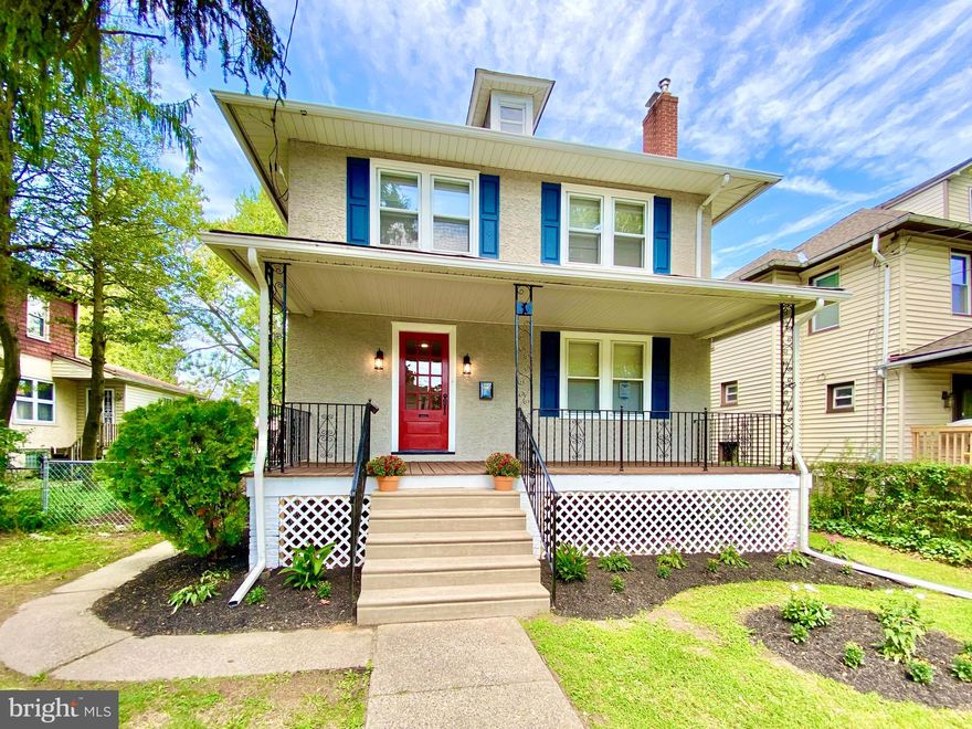 Available now -   Here is the online video, visit virtually:   https://www.youtube.com/watch?v=lEhZT4pFUz8    3D Tour:   https://www.zillow.com/view-3d-home/fa10b329-7482-48fb-8257-9196849d1a24/?utm_source=captureapp  Fully Remodeled with proximity to  everything you would want! (Train Station, Park Square, I-95, and Wawa!)  This 4 Bed home with detached garage will not disappoint!  Remodeled in a way that you aren't used to seeing since this was originally meant for the owners to move in.  You will see upgrades throughout which are far nicer than standard "builder grade" features.  Backyard is fenced in and also has access to the "almost" 2 car garage.  Third floors boasts a true 4th bedroom with its own mini split unit for AC and Heat.  Basement could also be finished more since it has the plumbing already set up for a 3rd bathroom.  Park Square is literally right across the street, and the train station is just a few minutes walk.   Don't let this one pass you by!!  If all goes well, you can sit on your front porch and enjoy the 4th of July festivities across the street at Park Square on 7/4/2021!