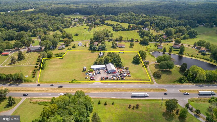 Outstanding Investment or Owner-User Opportunity

Positioned along U.S. Route 17 (Marsh Road) in the heart of Bealeton’s primary commercial corridor, this highly visible property offers a rare opportunity for investors or owner-users seeking strong frontage, versatile improvements, and room for future growth.

The property features two stand-alone flex buildings totaling 4,800 SF (2,400 SF each), with five total drive-in doors (two in one building, three in the other) and 13’ clear ceiling heights, ideal for a variety of operational needs. The site spans 4.5+ acres, providing significant expansion or redevelopment potential in one of Fauquier County’s most active growth corridors.

Zoned C-2 (Commercial Highway), the property supports a broad range of by-right uses including auto sales, auto repair, retail, and office, offering flexibility for both investors and end users. With over 570 feet of direct frontage on U.S. Route 17, the property benefits from exceptional daily traffic counts, prominent signage exposure, and extensive on-site parking.

Strategically located, the property provides seamless access to major regional markets including Warrenton, Culpeper, Fredericksburg, Manassas, and the broader Northern Virginia region.

⸻

Highlights:
