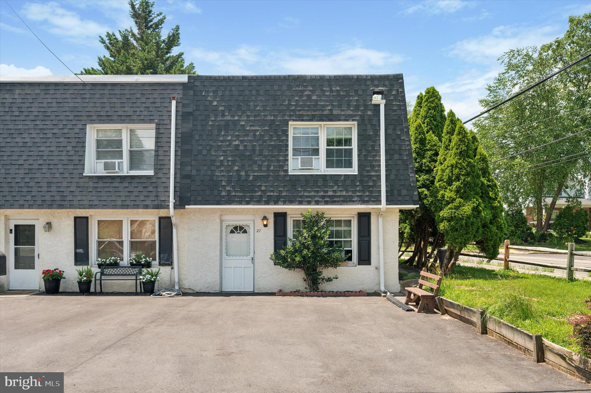 Welcome to 27 Bobbin Mill Rd an end-unit townhome with sidewalks to Media Borough! This home features 3 bedrooms and 1.5 bathrooms. Enter into the sizable living room, which overflows into the dining area with a coat closet. The kitchen with white cabinetry and ample counter space. Just off the kitchen a powder room. Laundry and utility room with access to small fenced patio space. Upstairs features 3 spacious bedrooms, a full hall bathroom with tub shower, and 2 car driveway parking. LOCATION, LOCATION, LOCATION! Located minutes from downtown Media Borough to enjoy dining, shops, events, and more. Some of the highlights in Media Borough are Dining Under the Stars, Trader Joe’s, Media Library, dining at any imaginable cuisine, Media 5-Miler, Shows at Media Theatre, Media Food Fest, parades, and much more! Not far from outdoor adventures at Ridley Creek State Park, Tyler Arboretum, and Rose Tree Park. Commuters are delighted with easy access to RT 476, RT 1, and I-95. It is under 20 minutes to PHL International Airport. Make your appointment today. Home is where your story begins!
