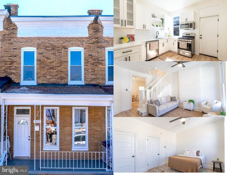 Welcome to 511 E 35th St. This recently renovated home features stainless steel appliances, an extended kitchen with full quartz countertops, and new flooring throughout. The interior is bright and freshly painted, offering a clean, updated feel. Additional upgrades include a new Carrier AC unit and a washer and dryer. The property also includes a fully fenced backyard, providing both privacy and usable outdoor space. Close to Johns Hopkins University, Towson, I-83 and 695.