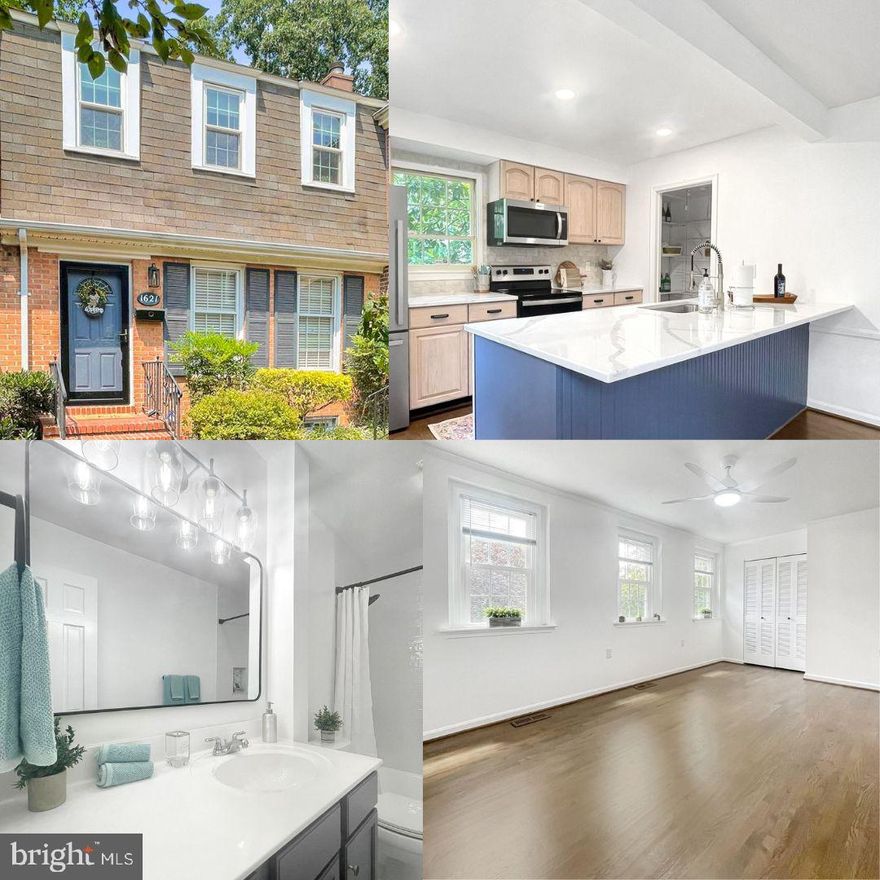 Welcome to this exquisite townhouse located in the highly sought-after Crofton Georgetown Houses subdivision. This stunning home has undergone a complete transformation, boasting an array of desirable features that are sure to captivate even the most discerning buyer.

Step inside and be greeted by not one, but two large and bright master bedrooms, offering unparalleled comfort and privacy. One of these master suites provides breathtaking end unit views out back, allowing you to indulge in the serene beauty of your surroundings.

The entire home showcases brand new hardwood flooring, creating an elegant and seamless flow throughout. The kitchen has been meticulously remodeled, featuring large Quartz countertops that exude sophistication. The gorgeous ceramic backsplash perfectly complements the matte black hardware, while the all-new appliances are both stylish and functional. The oversized island/breakfast bar adorned with wainscoting adds a touch of charm and serves as the heart of the kitchen. Additionally, a large pantry provides ample storage space for all your culinary needs.

Prepare to be pampered in the revamped tiled bathrooms, complete with freshly tiled shower/tub combos accented with marble. The attention to detail and quality craftsmanship are evident in every corner of these beautifully appointed spaces.

The entire home has been thoughtfully repainted, creating a light and airy ambiance that fills each room with warmth and tranquility. 

Descend to the basement and discover a large, finished open space that combines functionality and style. The newly installed luxury vinyl plank flooring adds a touch of contemporary elegance. This space offers endless possibilities, whether you envision a cozy family room, a home office, or a recreational area. A generous storage area and utility room cater to your organizational needs, while the convenient laundry room is equipped with a brand new washer and dryer for added convenience.

Step outside and relish in the delightful end unit exterior view. The expansive brick and concrete fenced-in patio area beckons you to unwind and entertain in style. Immerse yourself in the peaceful surroundings, highlighted by dreamy hydrangeas and an array of colorful perennials, creating a picturesque outdoor setting.

Don't miss this opportunity to own a truly remarkable townhouse in the coveted Crofton Georgetown Houses subdivision. With its exceptional renovations, luxurious features, and prime location, this home is the epitome of refined living. Schedule your private showing today and prepare to be captivated by the feeling of elegance and comfort.