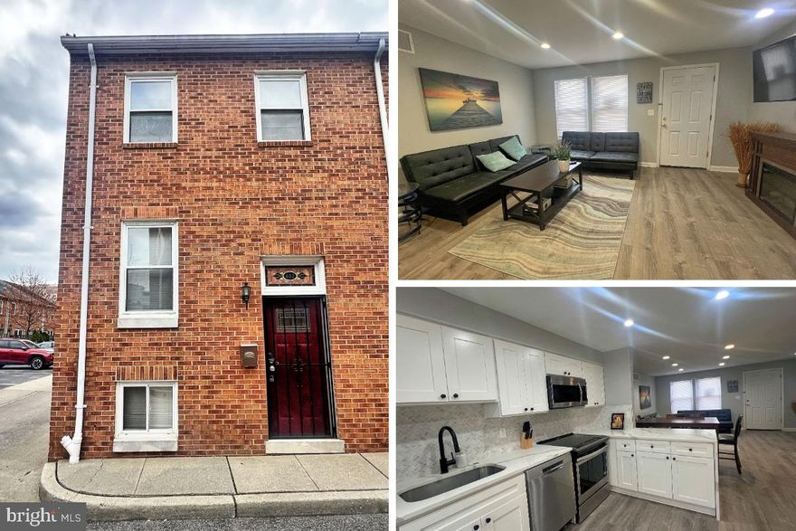 Beautifully updated from top-to-bottom townhome across the street from Johns Hopkins.  Featuring open and bright floorplan. Updated kitchen w/ SS appliances.  Gleaming floors throughout. Updated baths. Fully finished basement. Assigned parking, and much more. MUST SEE!