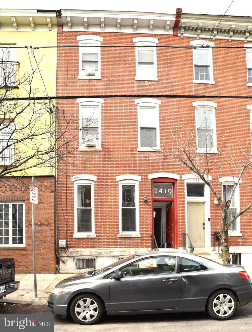 1410 S 6th St is a rare, legal four-unit house, including a two-bedroom unit on the first floor, two studios on the 2nd floor, and a third studio on the 3rd floor, currently rented below market value. Philly’s rent has been rising quickly in recent years. More importantly, it have always been easy to find a new tenant and there has been zero vacancy over many years. The house has been well-maintained, with most of the kitchens and bathrooms being upgraded. All leases and income records are available upon request. 
It is a rare opportunity to acquire a charming property in the most popular area of Philadelphia. Its prime location earns a Walk Score of 90! A few blocks away, the lively E Passyunk Ave and E Moyamensing Ave are both lined with popular restaurants and friendly shops. The famed 9th St Italian Market is nearby, plus parks & playgrounds, including Gold Star, Sacks, Dickinson Square, and Jefferson Square, are close by. There's also easy access to public transit, Washington Ave, Columbus Blvd, I-95, and South Jersey. Schedule your tour today!