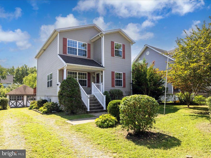 Welcome to 4907 Grindon Avenue, located in the Lauraville Historic District, a beautiful subdivision of Baltimore. Centrally located near Morgan State University and not far from Johns Hopkins University. The area boasts wonderful restaurants including the famous Koco’s Pub with award winning crab cakes. This 3 bedrooms, 2.5 bathrooms Colonial was built brand new in 2006 from the ground up and includes a charming front porch perfect for an outdoor swing to enjoy morning coffee, or quiet relaxing evenings watching the sunset. The main level includes a welcoming foyer, large open living room, formal dining area and open concept kitchen, and a powder room. The 2nd floor is where you will find all 3 bedrooms including the primary bedroom with a generous attached full bathroom and walk-in 
closet, the two additional bedrooms are spacious and filled with plenty of natural sunlight, and a hall linen closet. The lower level is unfinished with plenty of room for an additional bedroom or a large rec room to be added, as well as, having been roughed in for a full bathroom. It includes the laundry area and a walkout with French doors to the private rear yard with the detached two car garage.  Recent updates include two new toilets in the powder room and primary bedroom bathroom, and the HVAC was replaced in 2019. The landscaping provides a variety of flowering shrubs and trees to enjoy throughout the seasons. Do not hesitate on this charming Colonial and schedule your private tour today!