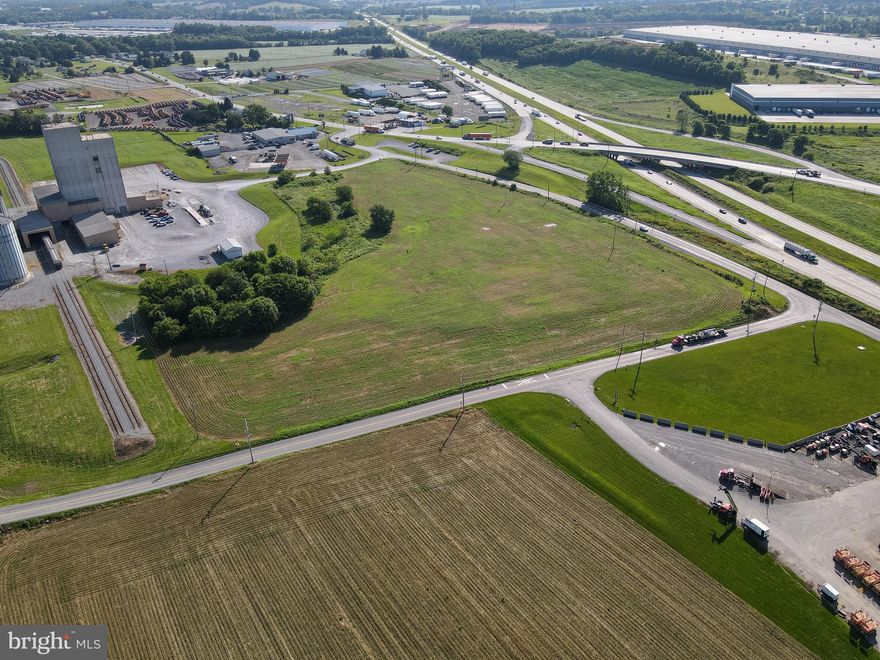 Close to I81 and Route 11.  Population over 20,000 within 3 miles. Constant and increasing growth area.  Shippensburg University also adds over 6000 students.  11.96 Acres zoned industrial/commercial located along Interstate 81 off of exit 24 in Shippensburg, Pa.  Central Location between Pittsburgh, Philadelphia, Baltimore, DC. High Truck traffic volume on I81 and 20 minutes from the PA turnpike, 30 minutes to I70.  Public Water and Sewer Available. Surrounded by warehouses, feed mills, grain mills, equipment dealerships, retail stores, gas stations, Energy companies and storage.  Could be used in a multitude of ways.