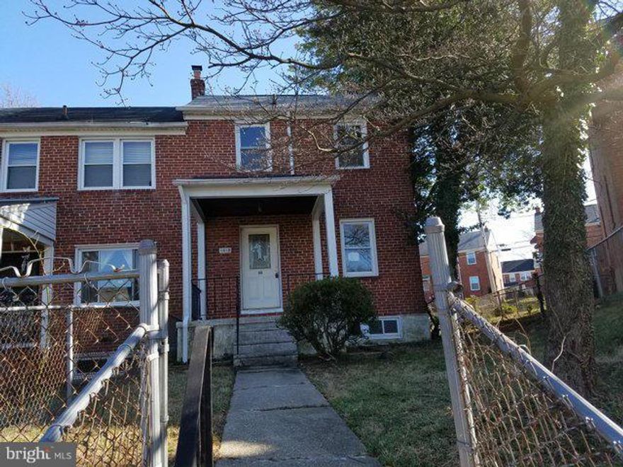 Charming EOG w/ 3 bdrms, 1.5 baths, NEW HVAC, ROOF, CARPET & KIT FLR. Hrdwd flrs in LR/DR, part. finished basement w/ .5 bath and large back yard with potential for parking.Property eligible under Freddie Mac First Look Initiative(homeowners only)thru 3/22/17.SOLD AS-IS.GR/HOA/FF fees TBD by buyer.Seller pays NO transfer/recordation costs.>>AGENTS SEE AGENT REMARKS FOR OFFER INSTRUCTIONS.