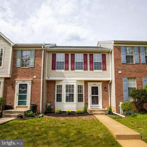 Townhouse For Rent - 344 Honey Locust Court<br/> Harford County, BEL AIR, MD 21015