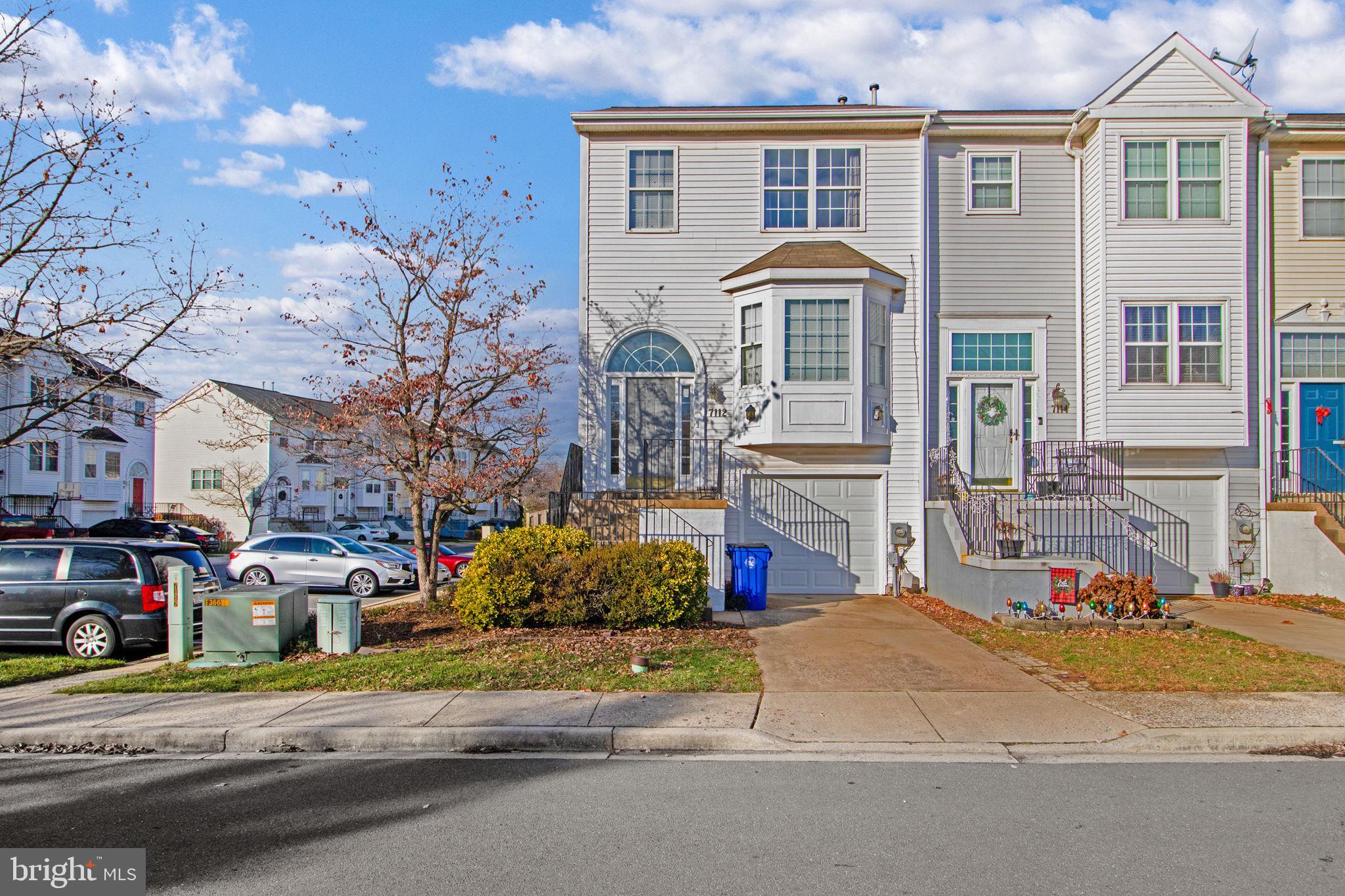 AVAILABLE to move in NOW! Beautiful end unit Townhome in pristine condition! 3 Bedroom, 3.5 Bath. Huge kitchen with lots of updated cabinetry, stainless appliances, marble counters, space for breakfast table, access to a large deck, ample living and dinning rooms, large primary bedroom with its own bathroom. 1 Car Garage and driveway with plenty of guest parking spaces. Garage with door opener and walks into your lower level to enjoy and relax in a big family room with fireplace and walks out to a fully fenced extra large backyard with patio. Laundry room with full size updated washer and dryer for your convenience. Newer carpet on all the bedrooms. Absolutely No pets and No smoking allowed. Good credit score is required. This is a MUST SEE!