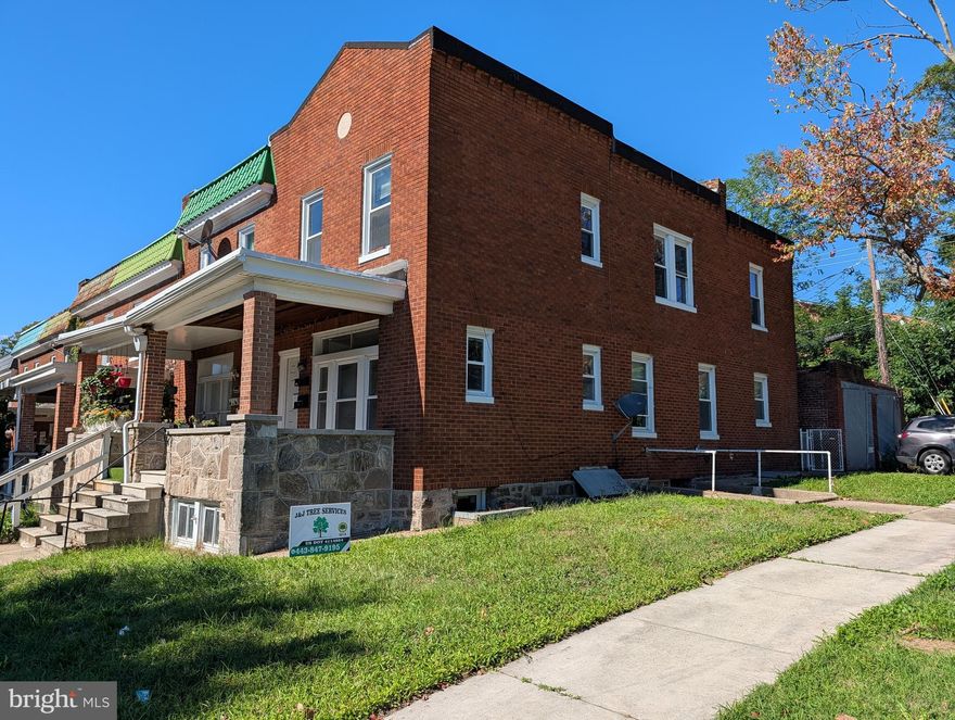 Great legal 2-unit home available in the Rosemont neighborhood! Huge investment potential with monthly rents averaging $2,300 for both units. Enjoy 2 units with separate entrances, great lot, quiet street, covered front porch, and potential for more finished space with basement. Home interior is in below average condition and is ready for your renovation. A convenient location, just blocks to Gwynns Falls/Leakin Park, and minutes to downtown. Home in need of renovation to be functional. Condition will limit financing options. Investors, do not miss this one. Property currently set up as LEGAL 2 unit and was previously used as such.