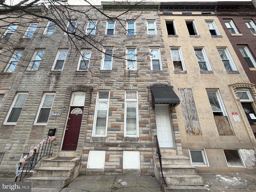 3 levels plus basement - each level has a small kitchen - property sold as-is - all renovations done by someone other than the seller
main level - 2BR2BA
up one level - 2BR2BA
up two levels - 1BR1BA