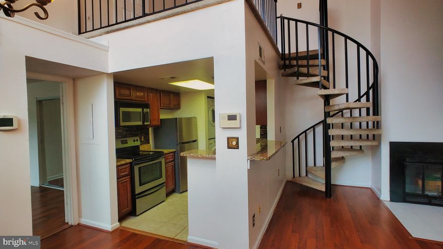 Charming and Inviting Top-Floor 1-Bedroom Condo

Discover warmth and coziness in this beautifully updated top-floor 1-bedroom condo, nestled in the heart of Laurel. The open floor plan, highlighted by tall ceilings and abundant natural light, creates a spacious and airy ambiance.

Step into the living room, where a charming fireplace and elegant laminate flooring extend seamlessly to a welcoming patio—perfect for relaxing or entertaining. The expansive loft offers versatile space for an office, den, exercise area, or a cozy retreat for overnight guests. Plus, new carpet has just been installed, adding a fresh touch to the already inviting atmosphere.

Ideally situated, this condo is conveniently located near the Marc train, Laurel Town Center, and the ICC, providing easy access to all your daily needs and activities.

Embrace the perfect blend of comfort, style, and convenience in this delightful Laurel condo. Don't miss the opportunity to make it your own!