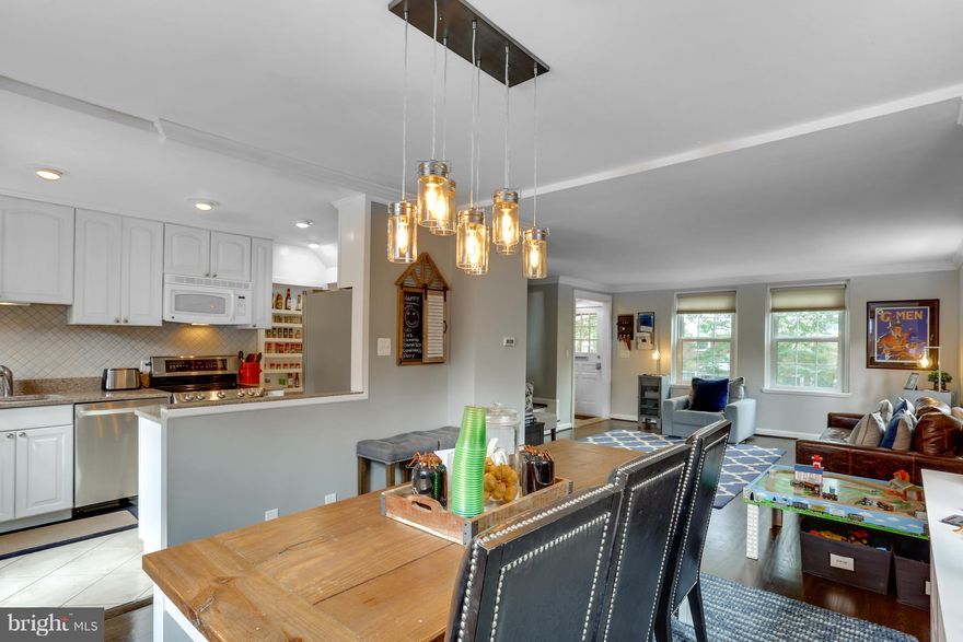 One Of The Most Beautiful "DOMINION MODELS" Ever Listed In Fairlington (4 Ft Wider Than a Clarendon) Gourmet 30k Kitchen w/ Custom Cbts, Granite Counters and High-End Stainless Steel Appliances. 3 Full Baths, Completely Renovated. Newly Refinished Pristine Hardwoods. Den Used As 3rd BR w/ En Suite Full Bath. High-Efficiency Windows, HVAC. Move In Paint Colors. Stunning Massive Private Slate Patio