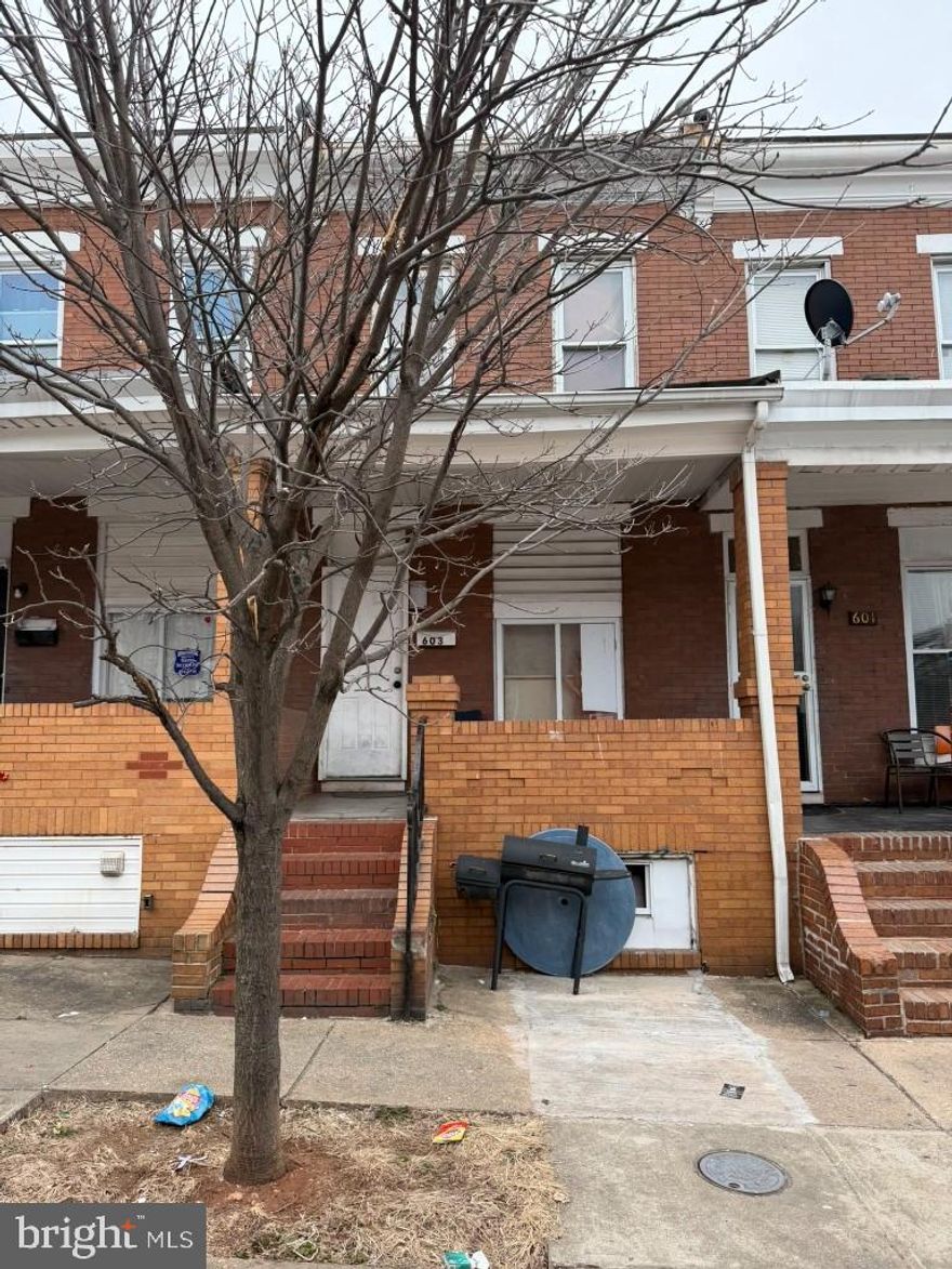 This colonial townhouse is in the desirable Elwood Park neighborhood, which is poised for growth, ensuring strong rental demand and potential appreciation, and presents an exceptional investment opportunity. Conveniently located a short distance from Aldi Supermarket, Safeway, Target, Virginia S. Baker Recreation Center, Patterson Park, Creative Alliance Theater, The John Hopkins Hospital, John Hopkins Metro Station, and Bus Lines – 22, 56 and 63. AUCTION! Occupied property and inspections NOT available - sold as-is. No for sale sign. Contact with occupants is prohibited. No financed offers/bids as there is NO access. Property is being sold occupied with any and all occupants in AS IS/WHERE IS condition. Neither the seller nor the listing broker can verify the existence of any lease agreement, either written or verbal, nor any rental amount being paid, due or owing. Please DO NOT disturb the occupants. Access for inspections or other purposes is NOT available. Buyer is assuming ALL responsibility for any necessary eviction action. Do not email any offers as the property is being sold via auction and all bids are to be submitted online during auction period. The sale will be subject to a 5% buyers premium pursuant to the Auction Terms & Conditions (minimums may apply). All auction bids will be processed subject to seller approval. Property information provided is estimated and not guaranteed (this includes condo fee/bedroom/bathroom count). Cash bids only as you cannot access the property.