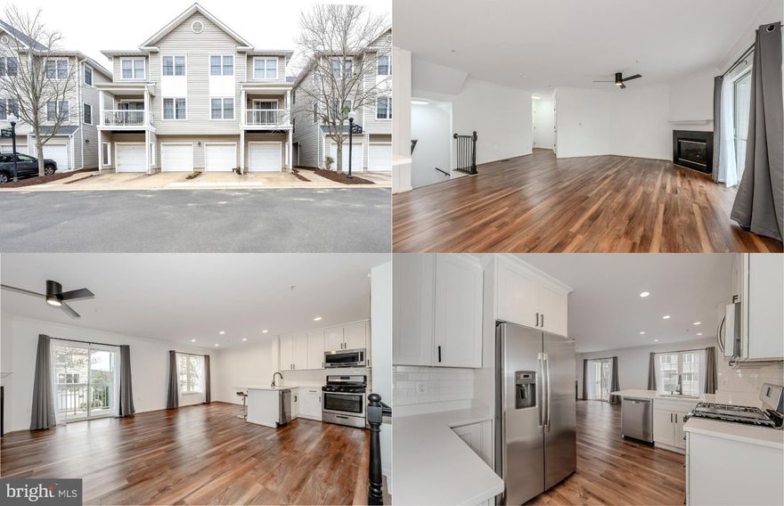 Updated two level condo with 2 bedrooms/2 bathrooms in the Gates of Fair Lakes community. Has 1 car garage. As you enter you have nice open concept living, dining, kitchen with laminate flooring throughout. Living room is full of light and has a gas fireplace along with sliders to a small deck. The kitchen was fully renovated 2 years ago with brand new white cabinets, white quartz countertops and brand new stainless steel appliances. Lower level has 2 full bedrooms and 2 full bathrooms, along with laundry. Hall bath has a vanity, shower/tub combo. Primary bedroom has its own ensuite that was just renovated 2 years ago with a new vanity, toilet and shower. This beautiful gated community has amenities galore that includes a community pool, fitness facility, shuttle to Vienna Metro, pool and so much more. Walking distance to restaurants and shops and easy access to Fairfax County Parkway and I-66.