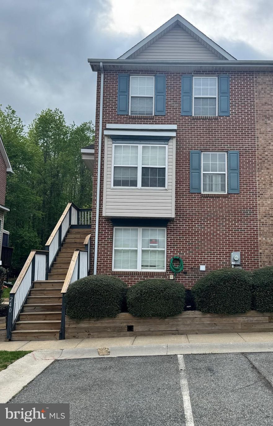 *Professional pictures will be uploaded 4/27*
Well maintained end unit townhome in Walnut Hill. Spacious family room with bump out offers additional sitting area with lots of natural light. Large eat-in kitchen features stainless steel appliances, pantry and sliders leading to deck. Two spacious bedrooms with laminate flooring and dual closets. Master bedroom offers access to upper level private deck. New carpet and fresh paint make this home move in ready. Unfinished basement with large windows for natural light ready for you to finish. Spacious yard backs to trees. Close to MD/DE line and major highways. This home won't last!