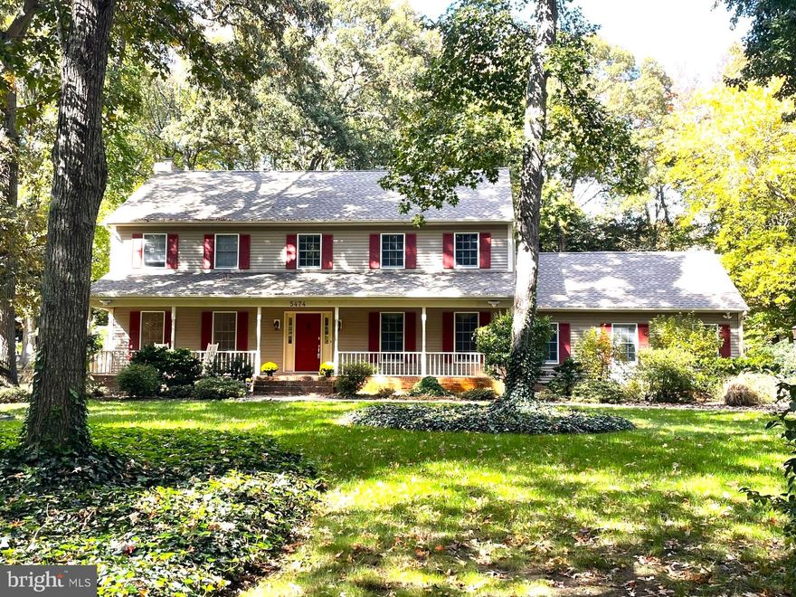 OPEN HOUSE ! SATURDAY, DECEMBER 6, 1:00 TO 3:00.   STOP OVER AND SEE THE NEW LY UPDATED KITCHEN!!!!    Welcome home to 5474 Royal Mile Blvd, located in the prestigious neighborhood of West Nithsdale!    West Nithsdale is a  great neighborhood with a private recreation area including tennis courts, basketball practice area and a fenced children's playground. AND a Private neighborhood boat dock and boat launch ramp on the Wicomico River for boating, canoeing, jet skiing and kayaking.  This classic Colonial home has plenty of room for family events, guests and entertaining. Elegant hardwood Dining Room and Living Room for family gatherings and entertainment. This home is waiting for its new owners to come and introduce themselves! From the outside you will see a spacious full width front sitting/rocking porch,  Upon entering, you're greeted by a gracious foyer and stairs, with access to the den, formal dining room, living room and kitchen, with real hardwood floors guiding you throughout the majority of the first level of the home. The large living room has hardwood floors and large windows to bring in the bright sunlight. The dining room has crown molding, also with large windows and has been freshly painted. The eat-in kitchen features granite countertops, stainless steel appliances with plenty of counter space, working island, REFRESHED WHITE CABINETS and large pantry. The family room off the kitchen has a gas fireplace, with a remote, built in bookshelves and sliding doors leading to the deck outside. On the other side of the kitchen, step into a massive great room equipped with a classic sitting bar with beverage sink, hardwood and granite counters, beverage fridge, ice maker and plenty of storage  AND a Granite buffet counter/hobby area with plenty of storage.  The oversized two car garage is off the great room.  Plenty of space for two cars and extra storage.  Upstairs are four bedrooms with new carpet. The primary has a walk-in closet and bath. The hall bath has been completely remodeled with a tile shower. The other bedrooms are ample sizes with large closets. Don't miss the surprise bonus room on the third floor with more storage for your holiday items ,off season clothing. and room for all your workout equipment.  The new owners will love the private backyard with a large deck including bench seats, a patio and lots of room for outdoor activities with family and friends. This beautiful home is ready for its new owners to move right in. This homeowner has done all the hard work and kept up all the maintaince on this wonderul spacious home. Call us today for a showing!
HERE ARE ALL THE UPDATES THE OWNER HAS DONE !
CINCH HOME WARRANTY INCLUDED.  SELLER WILL CONSIDER BUYING DOWN THE RATE FOR AN ACCEPTABLE 0FFER!

DECEMBER 2023 - HIGH EFFICIENCY HEATPUMP UPSTAIRS REPLACED
JULY 2013 - HIGH EFFICIENCY HEATPUMP DOWNSTAIRS REPLACED
DECEMBER 2024 - BOTH HEATPUMPS 6MO PM 12/5/2024
JUNE 2017 - ROOF REPLACED WITH GAF PREMIUM ROOFING
JULY 2022 - LG PREMIUM DISHWASHER REPLACED
FEBRUARY 2018 - SAMSUNG RANGE AND DOUBLE OVEN
FEB 2018 - SAMSUNG MICROWAVE WITH VENT HOOD
MAY 2024 - INSINKERATOR HOT WATER DISPENSER
JUNE 2024 - BLACKTOP DRIVEWAY CLEANED AND SEALCOATED
AUGUST 2023 - SEPTIC SYSTEM PUMPED/FILL INSPECTION/WATER JET LEACH LINES