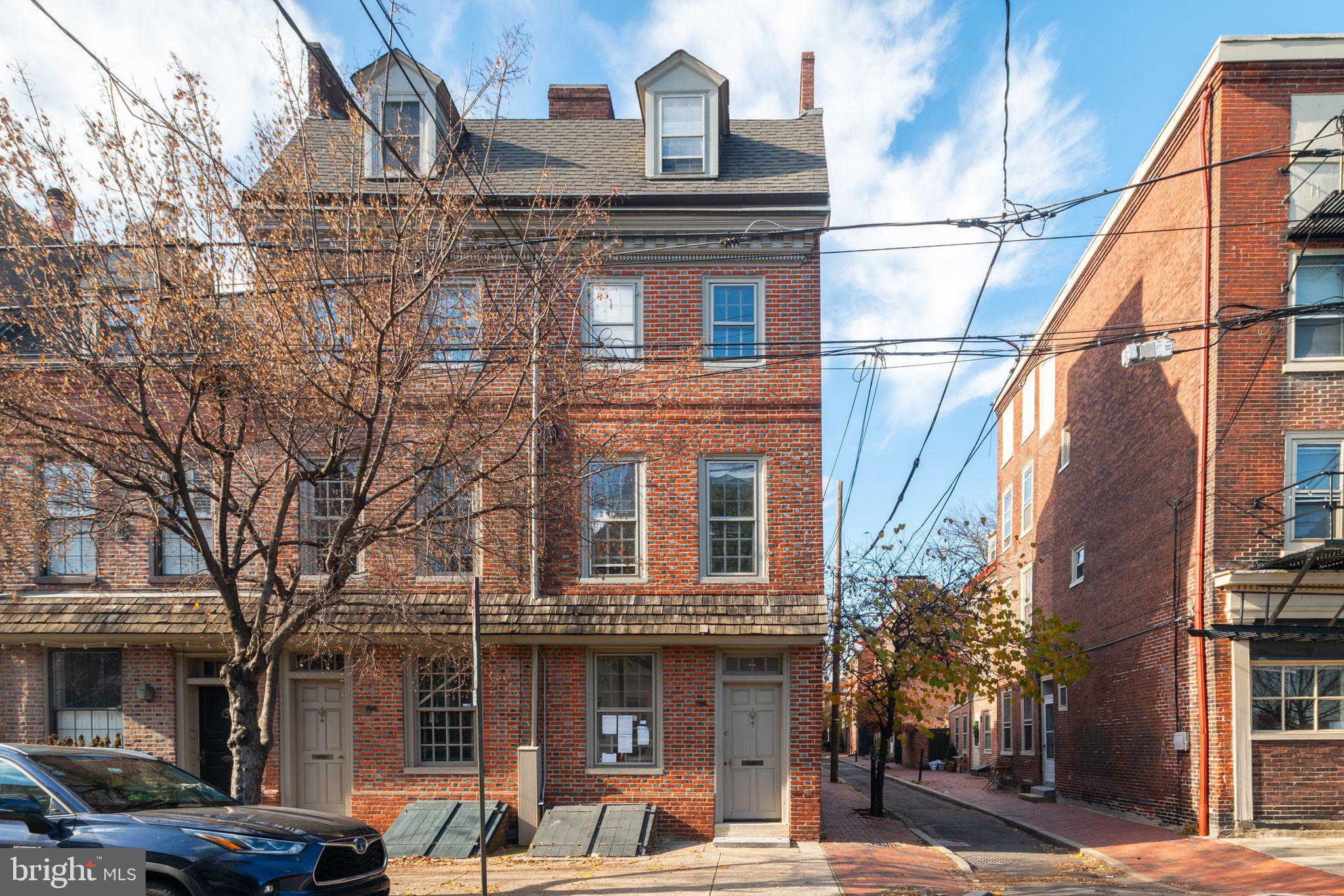 Extremely rare 4 bedroom renovation in the Meredith School Catchment. Discover 1860's historic home with modern elegance at 758 S Front St in Philadelphia's Queen Village neighborhood! This meticulously renovated 1860s gem boasts 3 levels, 4 bedrooms, 3 full bathrooms, and White Oak Hardwood flooring throughout. The open-concept main floor invites you into a seamless living space, featuring a kitchen adorned with Porcelanosa White Oak cabinetry, Kitchen Aid stainless steel appliances, and Quartzite Waterfall countertops. Luxuriate in the timeless beauty of floor-to-ceiling, marble-tiled bathrooms with elegant gold hardware. The unfinished basement offers a convenient laundry area and ample storage. Immerse yourself in a blend of history and sophistication with high-end finishes throughout, all within the coveted Meredith catchment school district. Schedule your private tour today. Seller is a licensed real estate agent.
