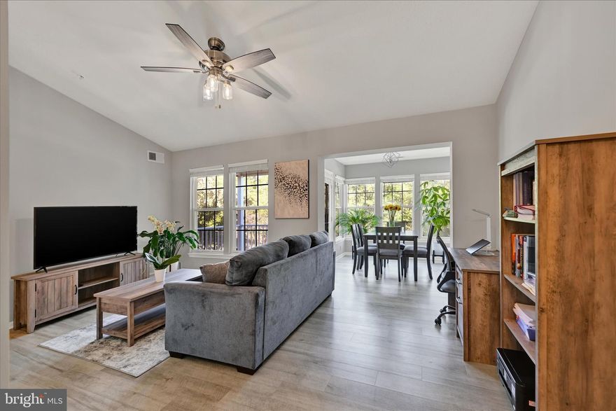 Welcome to this beautifully updated penthouse condominium featuring 2 spacious bedrooms and 2 full bathrooms. The home boasts fresh paint throughout, a modern kitchen with brand-new cabinets, quartz countertops, and a stylish breakfast bar. Both bathrooms have been tastefully upgraded, and new lighting and ceiling fans add a fresh, contemporary touch. The primary suite includes a walk-in closet and a private full bath. Major systems have been recently replaced, including the water heater and HVAC in 2022. Ideally situated just off Greenspring Valley Rd, this home offers easy access to nearby shopping, I-695, and I-83 for a quick commute downtown. A fantastic location and move-in-ready home you won’t want to miss- schedule your showing today!