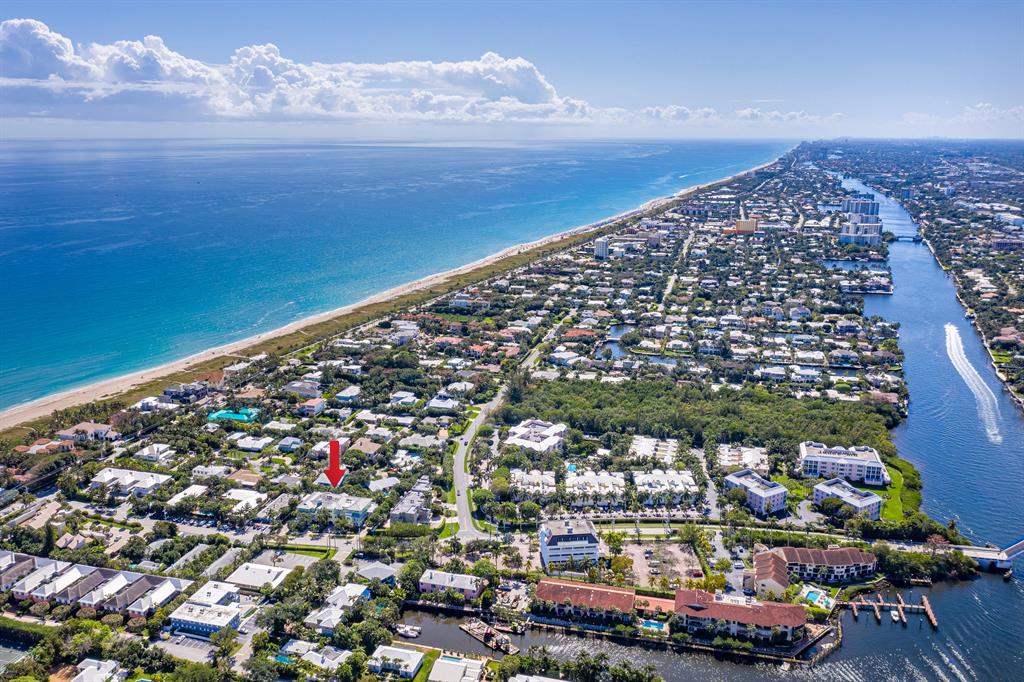 Rare Opportunity! Open House Sat & Sun Jan 23rd & 24th 1-3PM! Prestigious & eloquently designed Key West courtyard townhome...just steps to the sandy beach & a stroll to famous Atlantic Ave for the most delightful dining & shopping experience ever! Beautifully appointed ~4,000 sqft open floor plan w/ bright natural light, fully integrated smart home, 4 Beds, 3.5 Baths, 2-Car Garage, brand new custom saltwater/heated pool, newly designed lush tropical landscaping, high-end gourmet kitchen with wolf/sub-zero appliances, wine cooler, eat-in kitchen/large kitchen bar, hardwood/tile floors, gas fireplace, elevator, vaulted ceilings, skylight, custom moldings, upstairs bedrooms w/ private balconies, 3rd level amazing MBR suite with sitting room, his/her closets, Jacuzzi Tub, w/ private balcony.