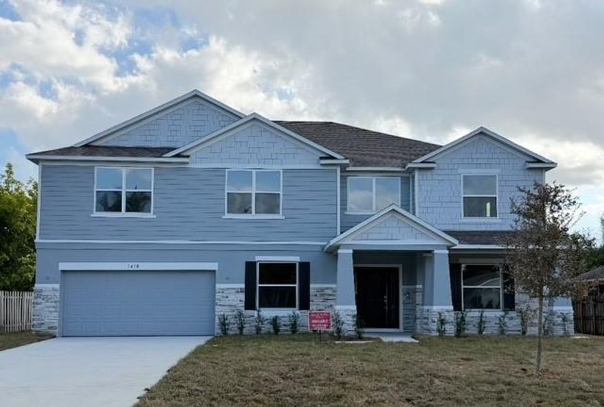 The brand-new Westfield model boasts 2 primary suites, a gourmet kitchen, an open loft, and a spacious screened-in lanai—perfect for flexible living & entertaining! This expansive two-story home offers 4,000 sqft of thoughtfully designed living space.
Step inside to a spacious great room featuring six LED lights, perfect for bright, inviting gatherings. The great room flows seamlessly into the gourmet kitchen, which is equipped with granite countertops, ample cabinetry, & smart appliances, including a wall oven & cooktop—all designed to elevate your cooking experience.
A large den w/double French doors offers a flexible space for work or relaxation. A first-floor suite with a full bath provides a private retreat for guests or multigenerational living.