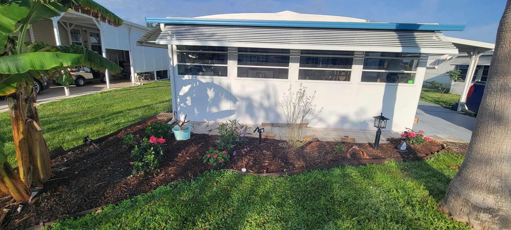 Nicely maintained home in the much sought after Spanish Lakes Community. Land lease covers all amenities, lawn care, trash removal, taxes and sewer. Amenities include golf, 2 pools (one heated), shuffleboard, pickleball, bocce, billiards, tennis, community room, party room, game room and much much more. Dog park coming soon! Do as much as you like or just sit by the pool and relax. Future residents must be approved by Spanish Lakes. Please call for application.