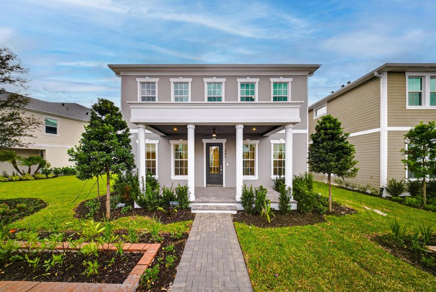 Welcome to Newfield Farms, Palm City's most exciting new master-planned communitya"where modern design meets nature-inspired living. This brand-new, fully furnished home, completed in October 2025, offers the rare opportunity to live in luxury now while you wait for your future build or simply want a turnkey, elevated lifestyle.Step inside to wood-look tile flooring, clean designer finishes, and an open, airy layout perfect for both everyday living and entertaining. The gourmet kitchen steals the show with its high-end cabinetry, oversized island, stainless appliances, and plenty of space to cook, gather, and unwind.With 4 spacious bedrooms, 3.5 bathrooms, a private den, and an upstairs loft, this home provides the flexibility and square footage today's families n