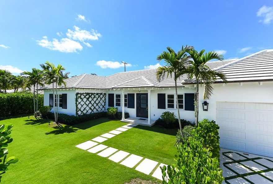 Newly constructed 4 bed & bath elegant British Colonial style residence. Pristine white interiors are light & bright with ten foot ceilings throughout and an open floor plan, perfect for entertaining. State of the art open kitchen outfitted with Sub Zero & Wolf appliances, marble counters & custom cabinetry. No detail has been overlooked with the numerous smart technology features found in residence, a fully wired audio visual package, electric blinds throughout, SONOS system with surround sound  & a security system with interior & exterior cameras. Sheer perfection for your winter or year round residence.