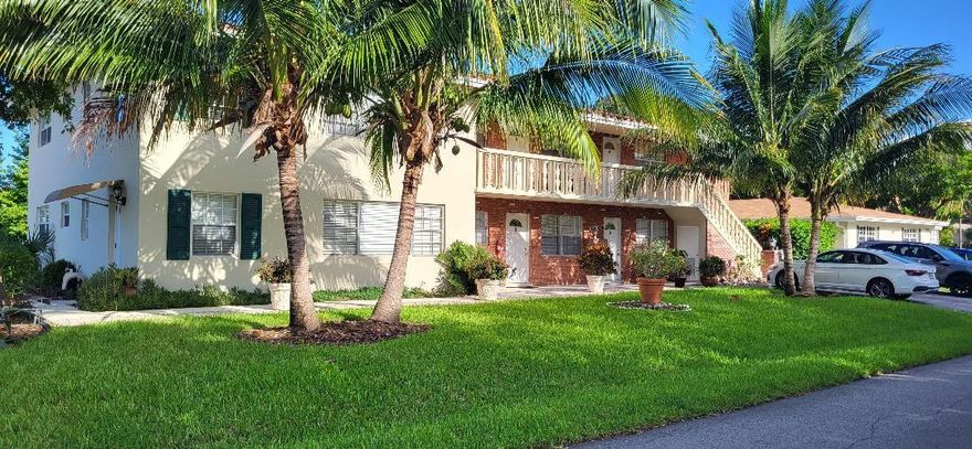 Large, updated 1 bed, 1 bath located on 2nd floor in quiet, well maintained, small apartment complex situate in much sought after Coral Ridge Isles. Upgrades include a newer kitchen with full appliance package, central air conditioning, great closet space, new LVP flooring in bedroom, freshly painted, exterior security lighting, assigned parking, guest parking, laundry facilities on site, BBQ. The building is located across from well maintained, Floranada Park with direct view of the parks scenic gazebo. The property is located in a predominately residential neighborhood with easy distance to shopping, eateries, I-95, beach, hospital and Floranada School.