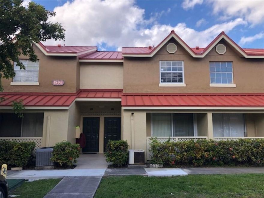 AVAILABLE for APRIL 1ST....QUIET GATED COMPLEX in Miami Lakes area..2-story well kept 1-bed 1-bath townhouse with hurricane-resitstant windows...large upstairs bedroom contains oversized walk-in closet...dining'living room open floor plan with stainless steel kitchen appliances & washer/dryer inside unit...newly installed roof & freshly painted building exterior...seeking qualified tenant with good rental history, good credit (600+ FICO), clean background & steady income...association approval required...1st & last months'rent + security deposit...Tenant pays $75 transaction fee prior to occupancy...WON'T LAST LONG !!!!