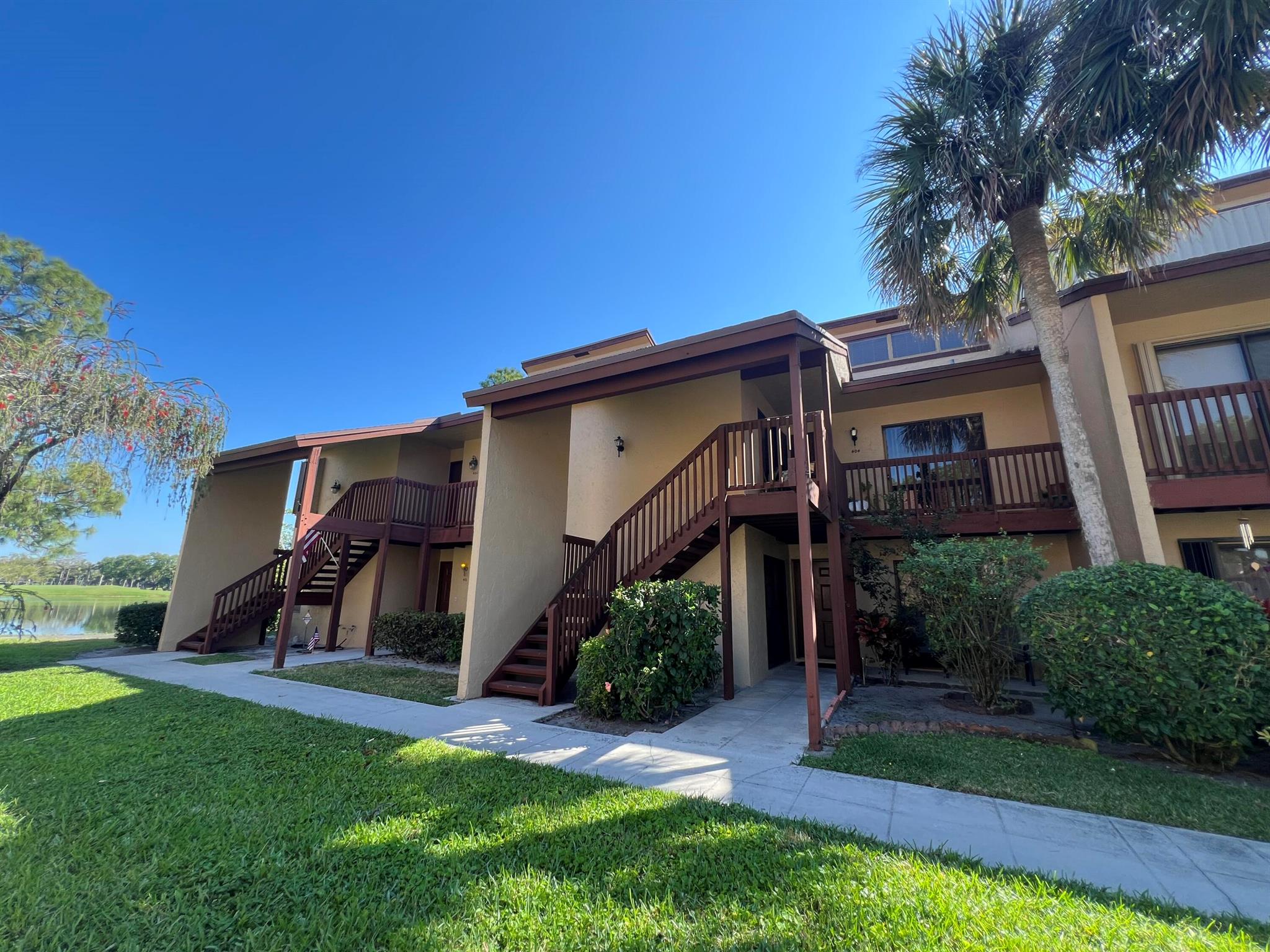 This 1st floor unit has been nicely updated kitchen baths flooring etc. No carpet. 2 community pools. No rental restrictions. Investor welcome. All ages welcome. Pet-friendly community. TV cable and exterior building maintenance included. Lots of guest parking. Close to Village of RPB, parks, library, shopping centers, medical, public golf course, schools, and much more! Minutes from the beach and Florida highways.