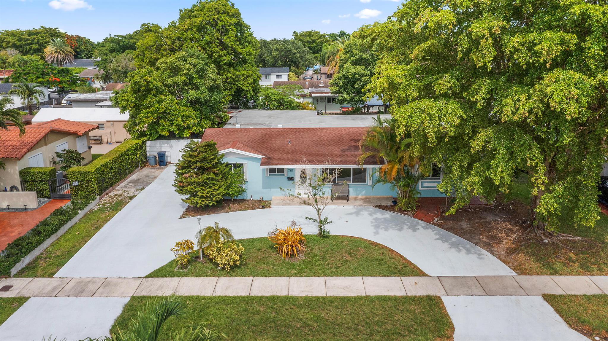 Charming Miami Home with Income-Producing Unit! Beautifully maintained property nestled in the heart of Kendall consisting of 5 bedrooms plus office and 2 bathrooms in main home, plus a 1/1 apartment. This unique home sits on a spacious 9,484 sq ft lot and features a newer roof (2020).One of the standout features of this property is the income-producing unit. The private unit includes 1 bedroom, 1 bathroom, and a full kitchen.Located in a quiet, neighborhood with easy access to top-rated schools, shopping, dining, and major highways, this home offers both convenience and flexibility. Whether you're looking for a primary residence with extra income potential or a smart investment opportunity, this property checks all the boxes