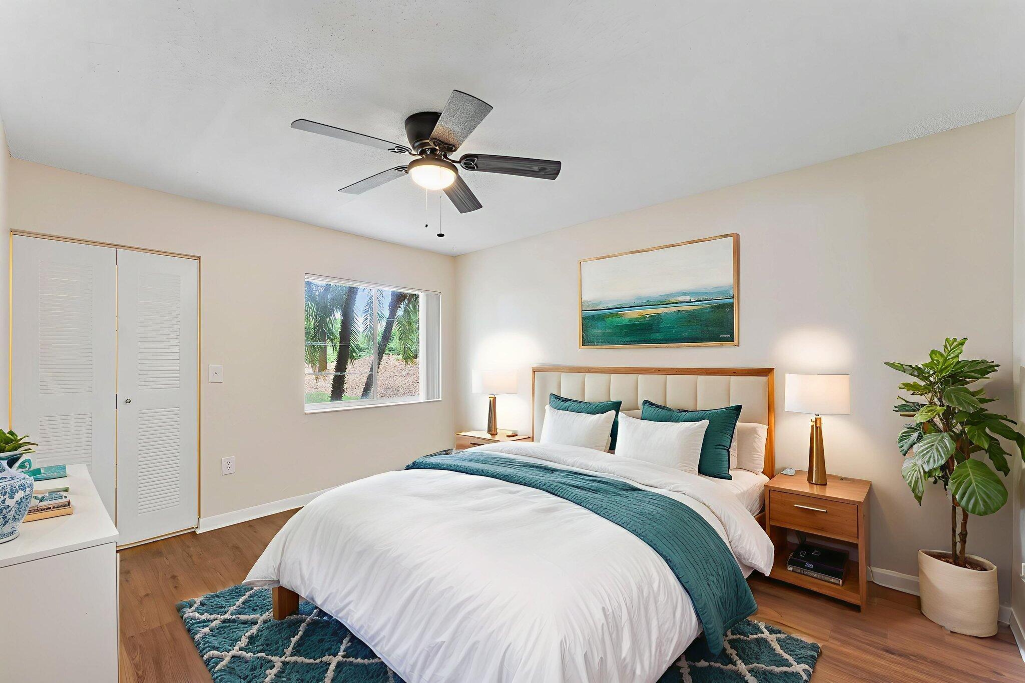 This rental is in a gated community right off the turnpike, offering peace of mind and a low security deposit. Inside, enjoy plank flooring, energy-efficient appliances, and an in-unit washer/dryer. Select units feature spacious walk-in closets and vaulted ceilings. Situated on over 30 acres, the community offers resort-style living: nature trails, a heated saltwater pool, lighted tennis/pickleball courts, a 24-hour fitness center, and a playground. Pets love the leash-free bark park and washing station. The newly renovated clubhouse is a hub for community events including live music, with a coffee bar, pool table, and darts. Also find grilling areas, a volleyball court, business suite, EV charging station, car care center, storage units and private garages. Ask about boat parking!