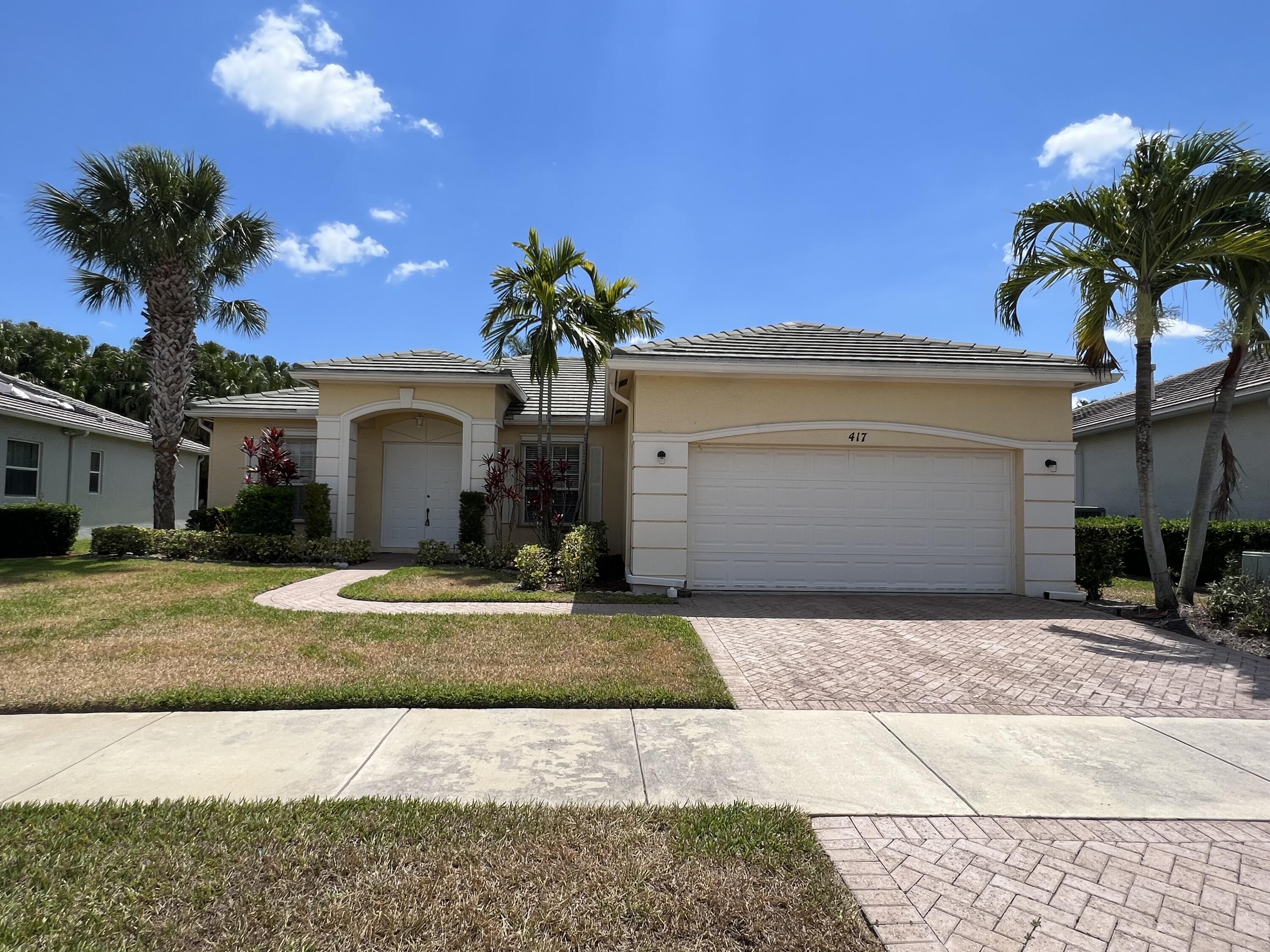 Welcome home to this charming 3 Bedroom, 2 Bath home. Located in the desirable community of Lake Forest. This cozy home offers an open floor plan with a spacious master bedroom and bath. Enjoy the convenience of having access to 2 community pools, clubhouse, Playground and fitness center, perfect for staying active and socializing with neighbors. Close to shopping, dining, entertainment and I95. Don't miss out on this opportunity to live in this community. Rent includes lawn, internet and basic cable. First, last and security. Proof of verifiable income 3X the rent. $75 per adult application fee To Coldwell Banker Paradise + $350 HOA application. HOA approval takes 30 days. Credit scores 600 or better. No pets. No smoking.