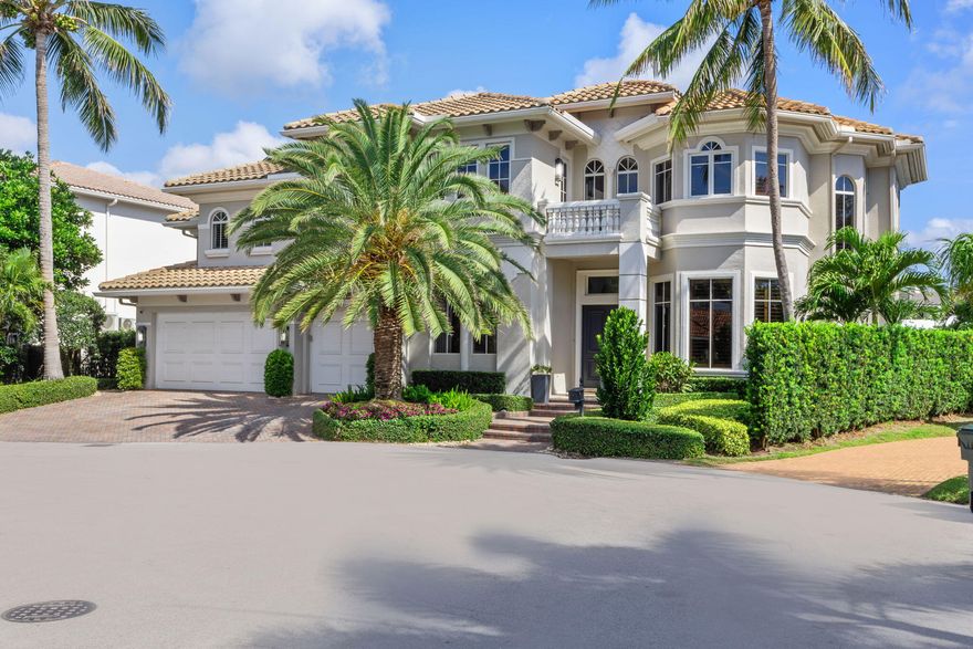 Welcome home! This move in ready property is perfectly situated just 10 minutes from downtown Boca, Delray, and the beach. With the intracoastal as your backyard, you can truly embrace the South Florida lifestyle without any HOA restrictions. This home is built with quality and craftsmanship in mind.  Showcasing 5 spacious ensuite bedrooms plus a 3 car garage with epoxy floors, an elevator, office, home gym, fireplace and more. Every detail has been meticulously maintained, ensuring that no feature is overlooked. There is plenty of space to host the whole family and entertain all of your neighbors. Don't miss out on the opportunity to live in this stunning property that offers the best of waterfront living in Boca Raton.