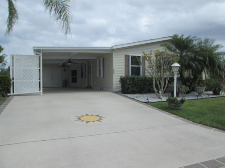 VERY HIGHLY MOTIVATED . Seller will pay for one year land lease and  one year HOA fees for buyer at closing..Will share inspection that was recently done. . Includes a stand alone generator that will turn on power to the whole house with a flick of a switch which cost over $15000, the best accordion  shutters for hurricane protection, all new appliances, plantation shutters, wood laminate flooring, large enclosed Florida room, large screened porch and so much more. This one has been reduced by $30,000.  Beautiful home. a must see
OPEN HOUSE SUNDAY 8/25/19

ONE PM -- Three PM
Directions : Left at the end of Savanna Club Blvd,   Almost a mile take left on Green Heron Blvd,  Left on Horned Lark Cir to 7860 Horned Lark Cir