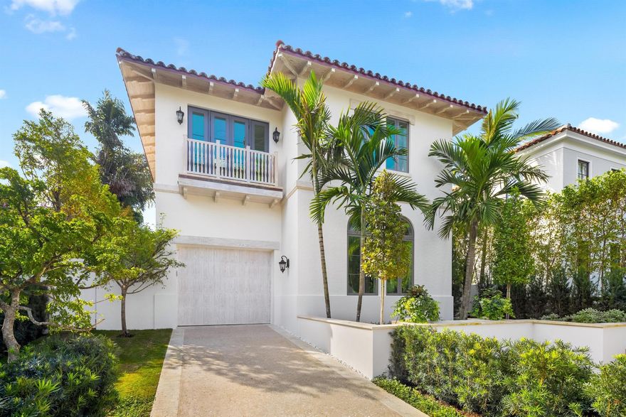 Welcome to 422 Australian Avenue, a newly constructed state-of-the-art Modern Mediterranean home with quintessential island finishes, situated ideally in the heart of Palm Beach. This 4 bedroom, 5 and a half bathroom turn-key residence is move-in ready and boasts classic tropical details including Cypress trim and Dominican Coral hardscape, French limestone floors throughout the first floor, hard-wood on the second floor, and an immaculately well thought out floor plan.  The property features an elevator, high ceilings, outdoor loggia and shower, and a surplus of natural light throughout. The Primary suite includes his and her Baths, his and her closets, and a lovely wet bar.
