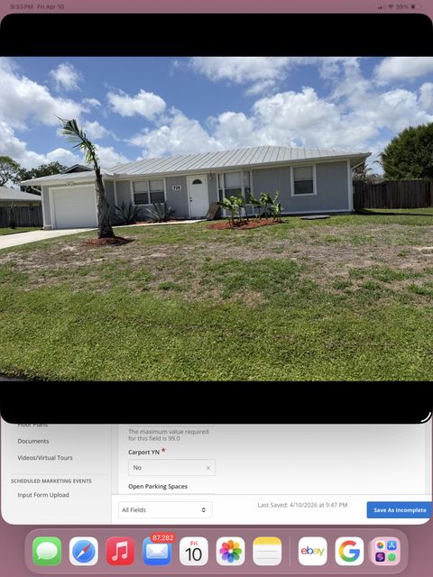 726 NE Lanfair Street Port St Lucie FL 34983