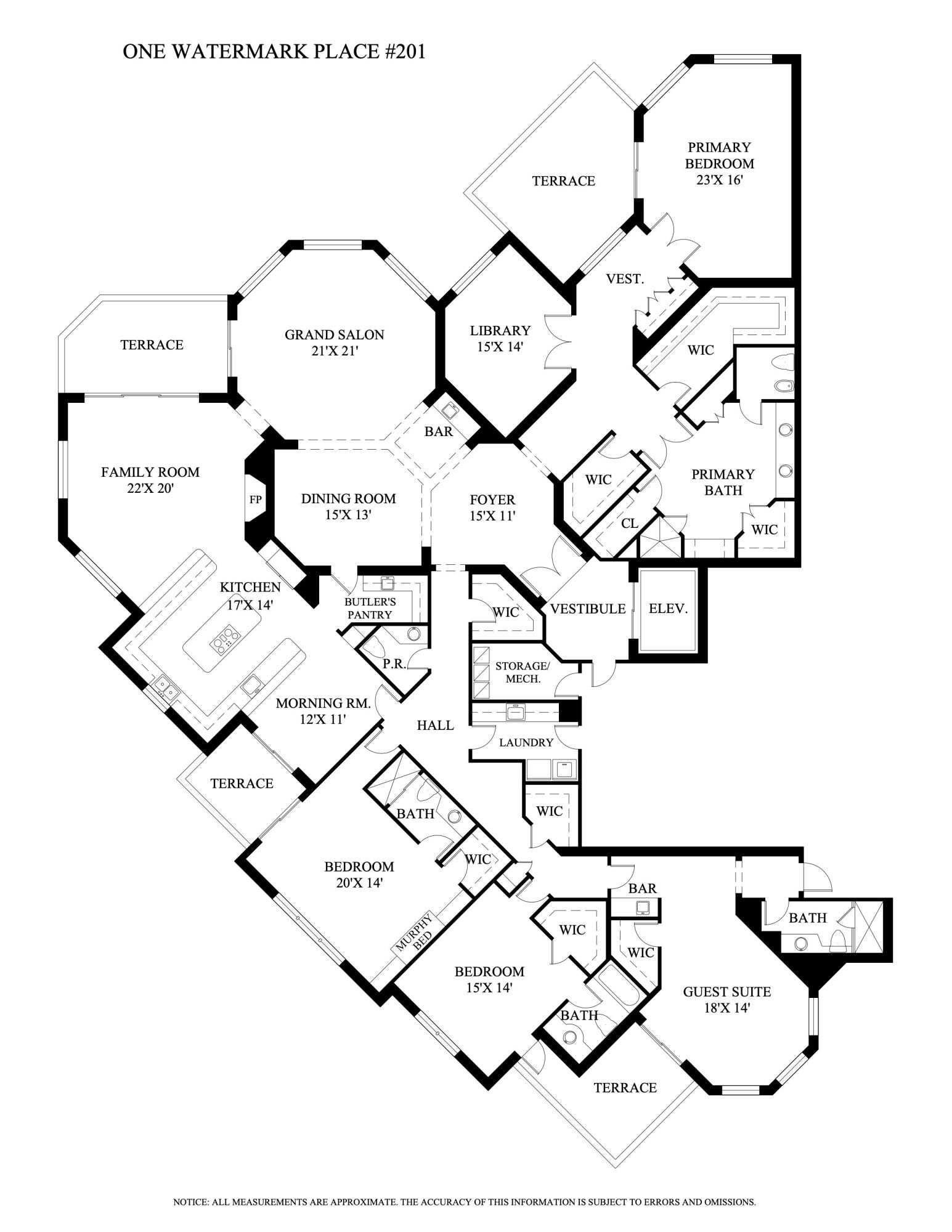 ONE WATERMARK PLACE OF THE PALM BEACHES CONDOMINIU - Residential