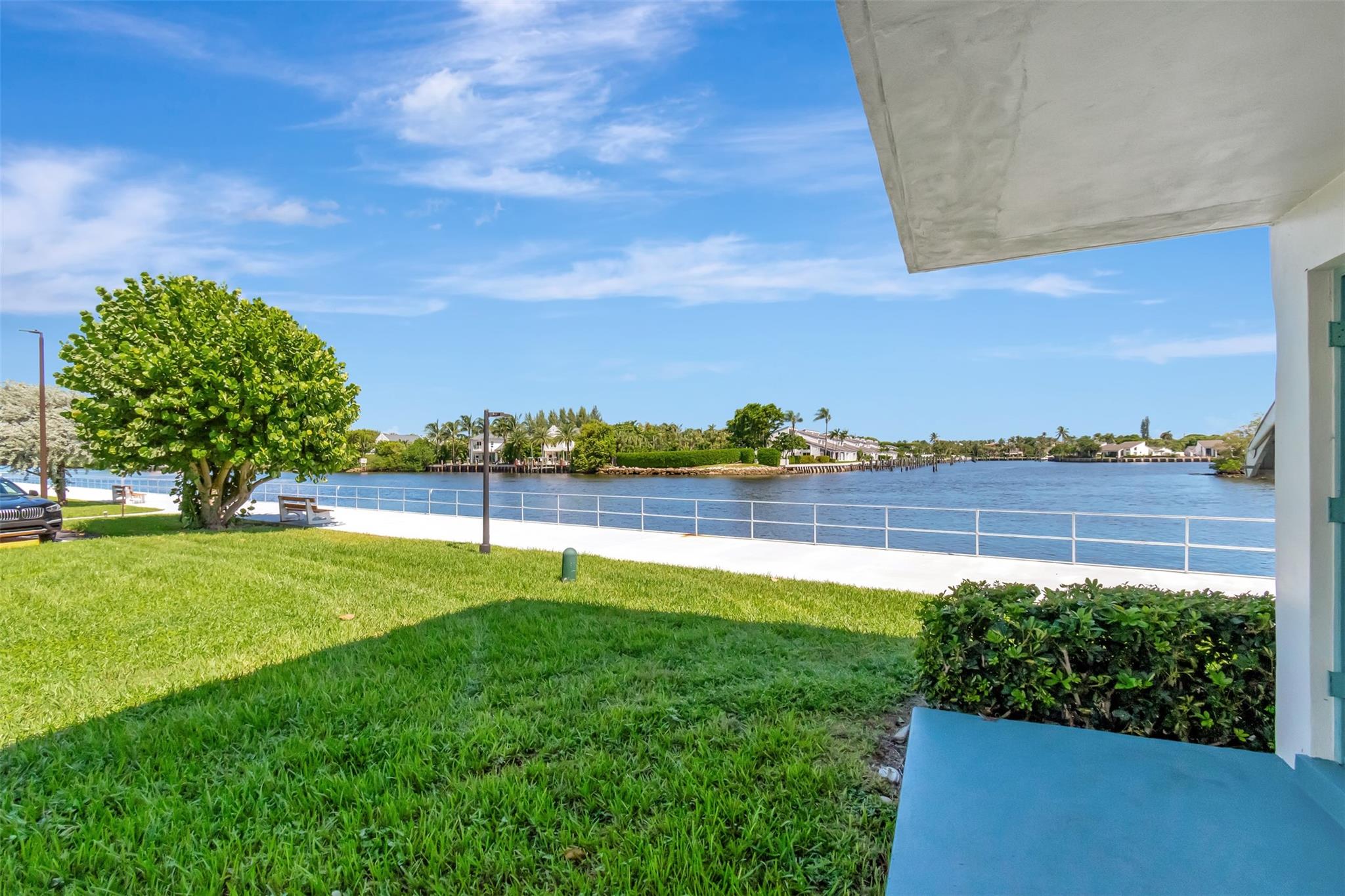 Have you ever dreamed of having a condo on the intracoastal? You just got lucky. You are not only able to afford one now, but you can also get a 1st floor one with waterview from every single window and doors. Yes, a 2-bedroom, 2 bathrooms with a washer and dryer! What else can you hope for? Price? You got it! A condo on the intracoastal for this price? It seems too good to be true, but it’s true. Make this unit yours! Once you renovate it with new floors, new bathroom, and kitchen, you will have a dream spot in a very desirable location. Invite your family and friends to watch the Boat Parade from your own backyard. First floor unit on the water is never available in Sterling Village so please hurry up! Might need new appliances. Sold as is. Might need 90 days closing. Probate process.