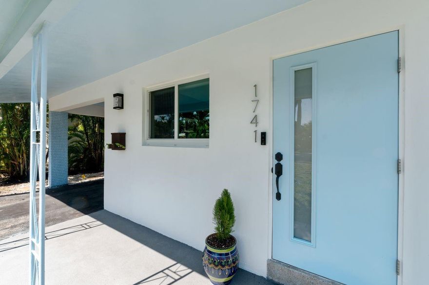 Stunning, fully remodeled 2BR/2BA home with 1,200 SF of beautifully upgraded living space in the heart of Oakland Park. Every inch of this property has been revitalized for modern living—featuring brand-new flooring, a sleek open-concept kitchen with new cabinetry, and two elegantly redesigned bathrooms. Enjoy peace of mind with full impact windows and doors, plus a brand-new 2024 roof & new 2022 A/C. Energy costs stay low thanks to fully paid-off solar panels—an incredible long-term value rarely found at this price point. Room for a pool. The home has been updated from top to bottom with substantial investment, offering a perfect blend of style, comfort, and low-maintenance living. Located close to dining, shopping, and major routes, this house is truly move-in ready and built to impress