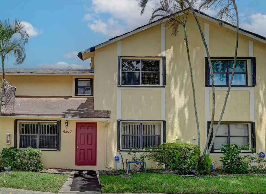 Brand new roof installed by the association on this very spacious 3 bedroom townhouse located on a quiet cul de sac. As you enter there is a bonus room that can be used as den/office or media room. Stainless steel appliances and granite counters in the eat in kitchen. Large living and dining area with sliding doors out to a large screened patio. Laundry area with new washer and dryer and powder room on the first floor. 24x24 tile on main floor. Upstairs primary bedroom has walk in closet and en-suite bathroom. A/C 1 year old. 2 assigned parking spaces in front and plenty of guest parking. Pets allowed. Community amenities include a pool and tennis courts. Centrally located near shops, restaurants & major highways. Can rent right away- one year lease terms required.