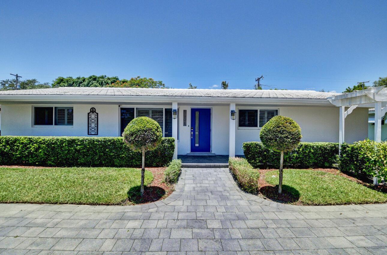 East Boca Raton 3 Bedroom, 2 Bathroom Home is nestled in highly sought after NO HOA neighborhood 2 miles to the beach. Walking distance to Mizner Park and Boca Raton's 30-acre city redevelopment project. This exceptional property offers a rare combination of convenience, lifestyle, and investment potential. Brand new construction 4,000 sf plus homes being built throughout this East Boca neighborhood. Completely renovated in 2015 including roof, all impact windows and doors. Large fenced yard, room for pool and/or ADU. Located in Boca's Top rated school district, this location is prime.