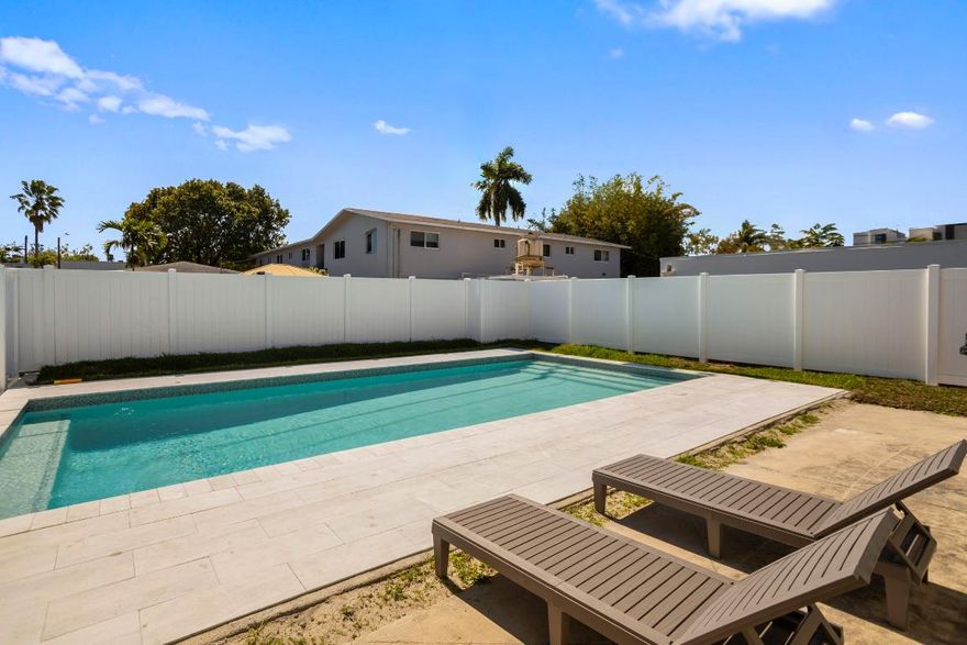 Hidden Gem East of US-1 in Hollywood!
Discover this beautifully remodeled home featuring a brand-new pool and a spacious, inviting patio — perfect for both everyday living and entertaining guests. Enjoy cooking in a modern kitchen equipped with new appliances, while fully renovated bathrooms and sleek porcelain tile throughout the home add style and comfort.
This move-in-ready property also boasts new Hurricane proof windows, enhancing natural light and energy efficiency.
Located in a prime area just minutes from Downtown Hollywood, you'll have easy access to top-rated restaurants, shopping, schools, and places of worship.
Don't miss the opportunity to own this stunning home in one of Hollywood's most desirable neighborhoods!