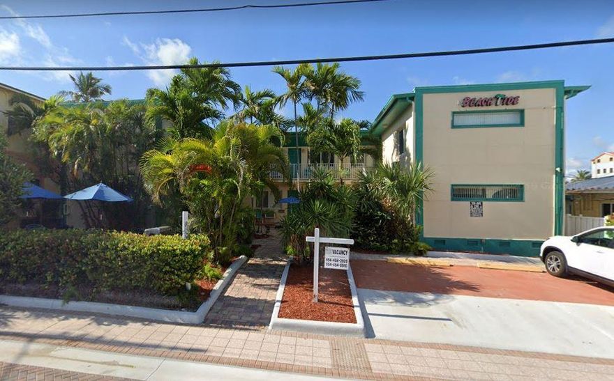 +++++Seller will consider Owner Financing+++++++     The Beach Tide Motel is located in Hollywood Beach Florida and is located 50 yards from the famous Hollywood Beach Broadwalk. The motel is considered superior due to location, condition, design, unit mix and parking with 12 spots. The property has ten units: six large one bedrooms, and four large studios. Each one bedroom has a full-size kitchen, living room, bathroom, and private bedroom, with queen size bed. The studios have a full-size kitchen, sleeping area with queen size bed, and private bathroom. Each unit comes with one complimentary parking space and its own electric meter thus allowing additional flexibility on the type of tenancy the property can engage. +++++Please Download the Offering Memorandum for all Salient Data