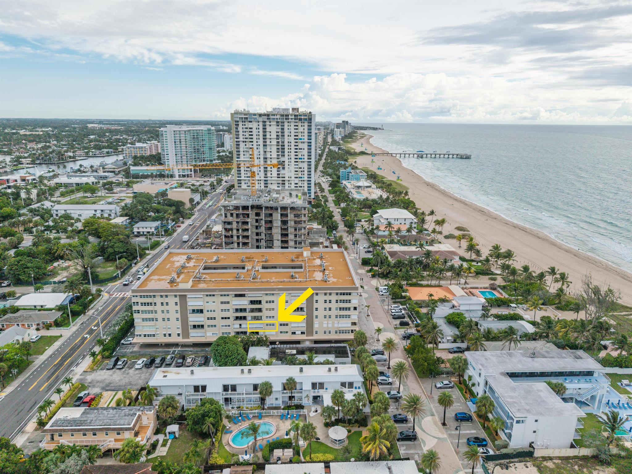 If you are looking for a beautiful fully updated 2bed/2bath condo in the heart of Pompano Beach LOOK NO FURTHER! Owner just completed a total renovation so EVERYTHING WILL BE BRAND NEW FOR YOU! This unit is spacious with a large balcony perfect to enjoy the ocean breeze with your morning coffee! For your convenience you will have covered parking in the parking garage & plenty of guest spots! Best of all the condos club house is complete with a fitness center, relaxing pool, BBQ area & private gated beach access. Walking distance to all of the brand new restaurants & shops.This location is PERFECT FOR ANYONE looking for a coastal seasonal rental ! Property is also available to lease annually.