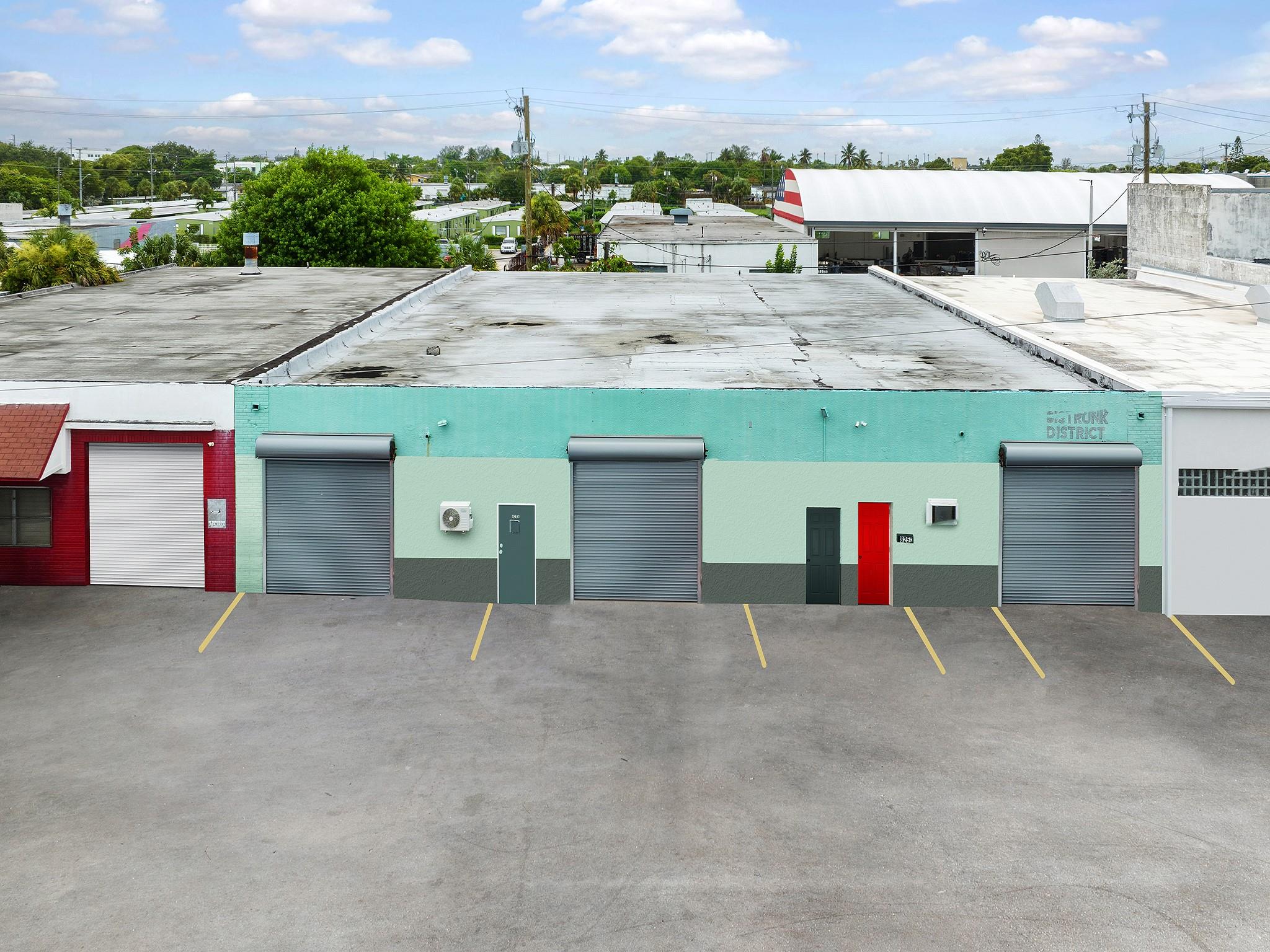 Step into a world of endless possibilities with this expansive flex industrial space. Located minutes from Downtown Fort Lauderdale and the emerging Flagler Village, it is designed to accommodate a wide range of needs. This versatile property boasts an open floor plan perfect for everything from creative studios and light manufacturing to automotive projects.
The surrounding area is filled with new businesses and mixed-use developments, offering unparalleled connectivity. With easy access to major highways, the airport, and the port, it ensures seamless transportation and logistics, making it an ideal choice for expanding your business operations.
Available:
Suite A -2,500 SF - MG
Suite B - 2,500SF - MG