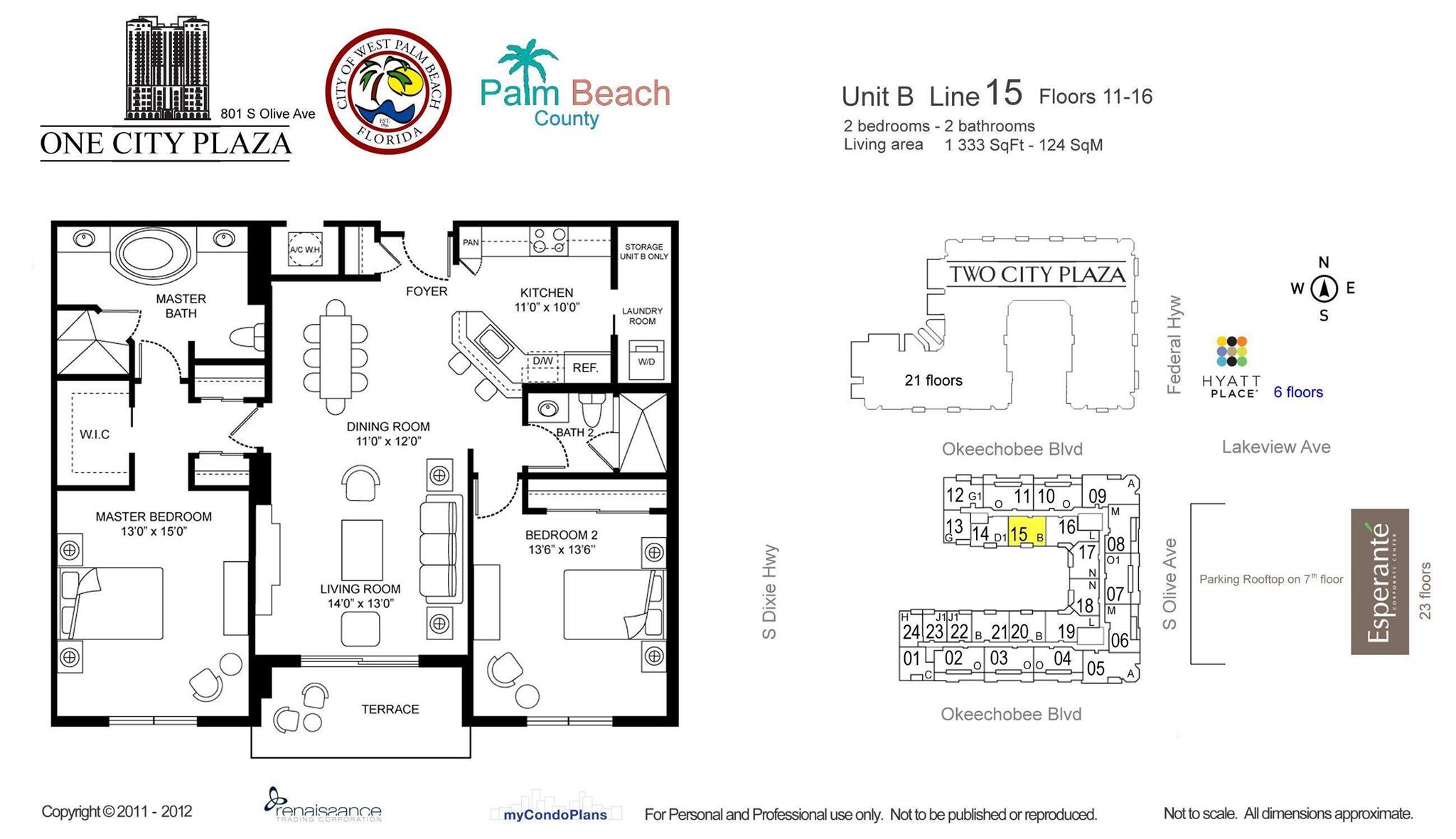 ONE CITY PLAZA CONDO - Residential Lease