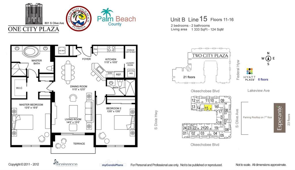 Photo of 801 S Olive Avenue #1415, West Palm Beach, FL 33401 (MLS # R11078915)