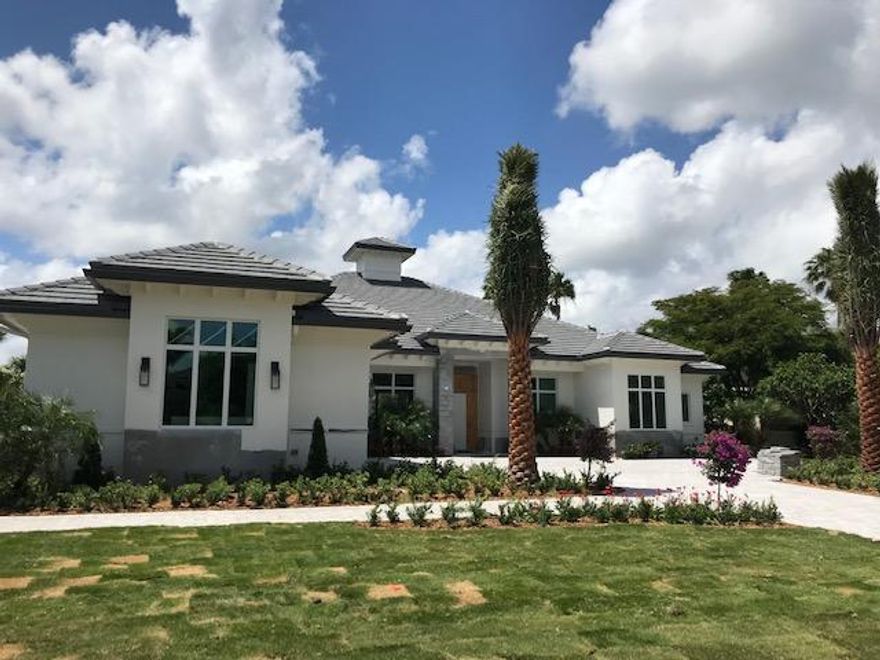 Brand New Construction by Zecca Builders Inc. nearing completion!  No expense was spared on this spectacular home with long water and golf views overlooking the 2nd hole of the Pete Dye Championship Golf Course. Some of the outstanding features include a state of the art kitchen with large Island, two offices, Large master suite with his and her separate master baths, along with morning bar and large walk in closets. The ceiling details throughout are amazing. Step outside under your expansive covered patio and enjoy entertaining guests at the summer kitchen while they relax by the custom pool. This is a must see with to many features to list.