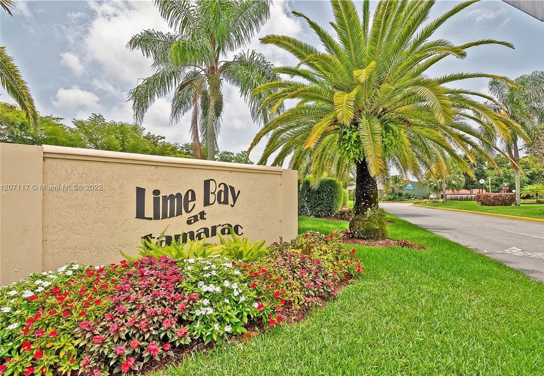 Rarely available, spacious, unfurnished 2 bedroom, 2 full bath over 55 condo in very well established community of Lime Bay in Tamarac, this building allows a small pet up to 15 pounds, larger if a certified, registered emotional support or service animal. Beautiful clubhouse with many amenities tennis, exercise room, swimming, Jacuzzi & bingo with lake side in a safe, tranquil & tropical setting. Just installed(May of 2025) brand new A/C. Recently painted from ceilings to baseboards in a neutral antique white. this is a wonderful place to live& just minutes to all major shopping, restaurants, highways, beaches, religious facilities,hospitals and entertainment. At least 1 tenant must have 725 credit score & income of at least $40,000. or a combined income of $50,000, if 2 or more tenants.